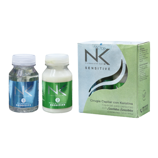 Cirugia con keratina nk sensitive 120ml