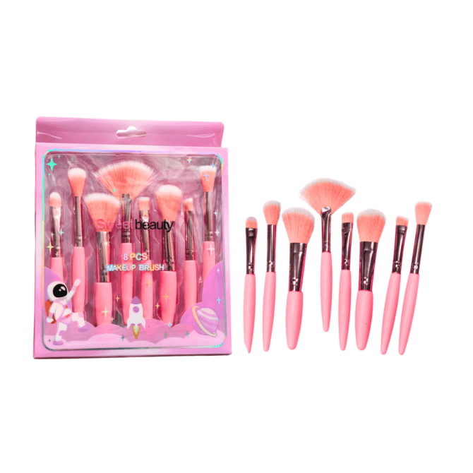 Brochas de maquillaje Sweet Beauty 6 Piezas