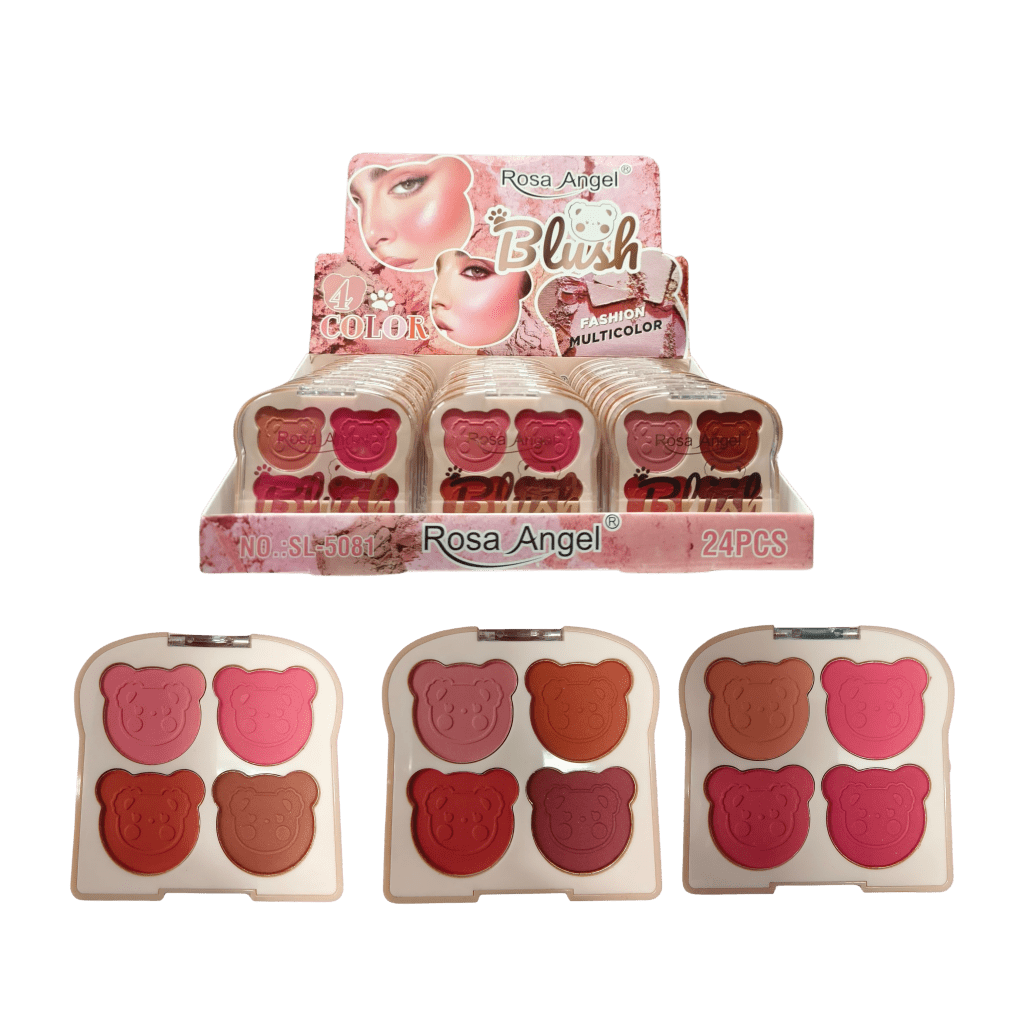 Rubor Blush de 4 colores Rosa Angel | CBC Belleza Center