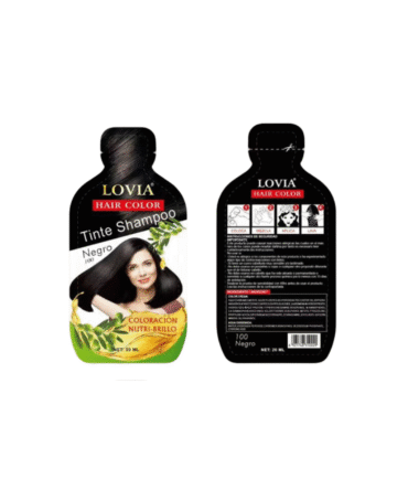 Tinte Shampoo Lovia Negro 20 ml En Sobre