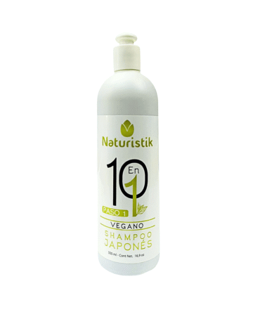 Shampoo Vegano Japonés Naturistik 500 ml