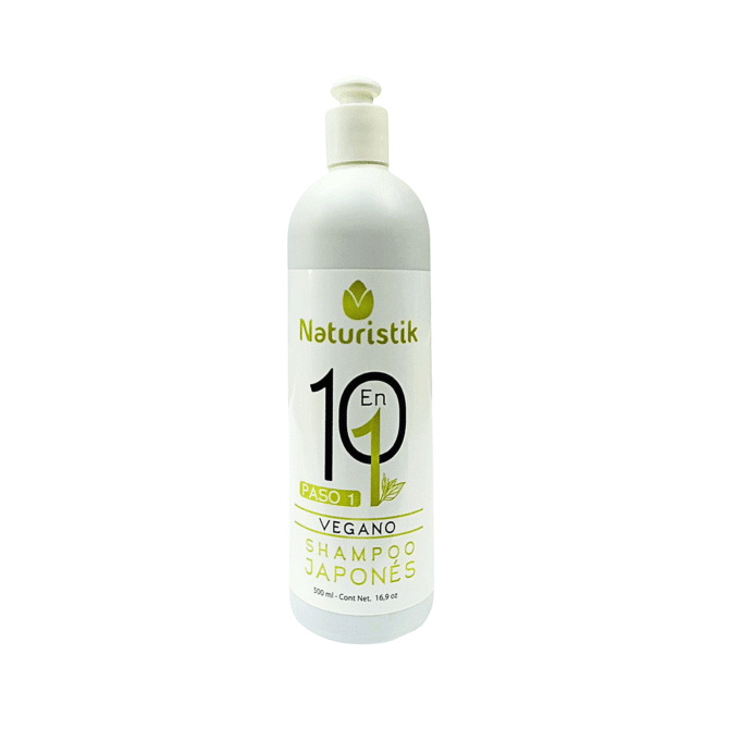 Shampoo Vegano Japonés Naturistik 500 ml