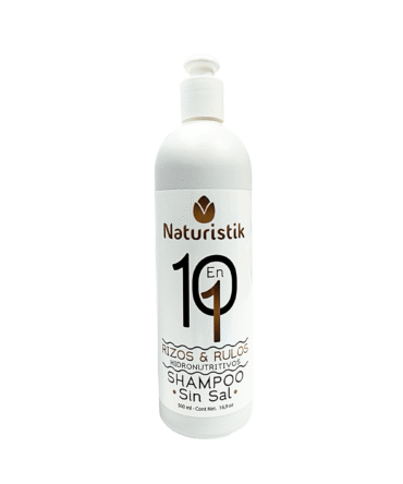 Shampoo Vegano Rizos y Rulos Naturistik 500 ml
