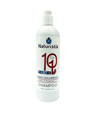 Shampoo Vegano De Àcido Hialurònico Naturistik 500 ml