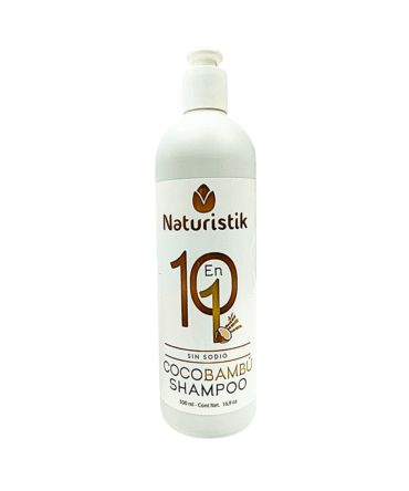 Shampoo Vegano Coco Bambú Naturistik 500 ml