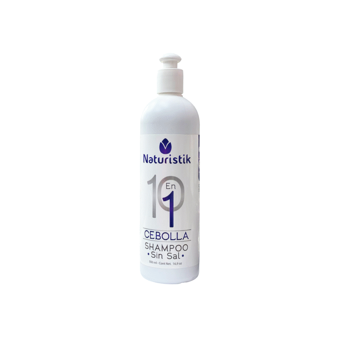 Shampoo Vegano De Cebolla Naturistik 500 ml