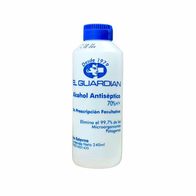 Alcohol Antiséptico 70% 240 ml