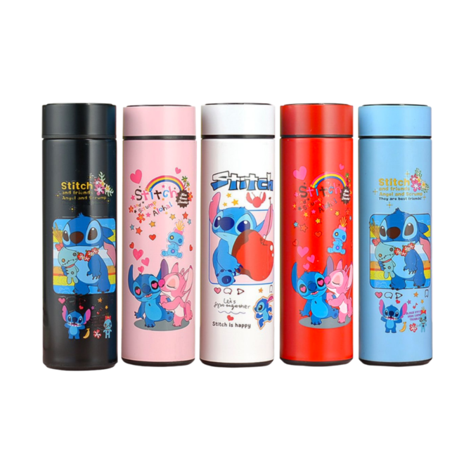 Termos Led Personalizados De Stitch 500 ml