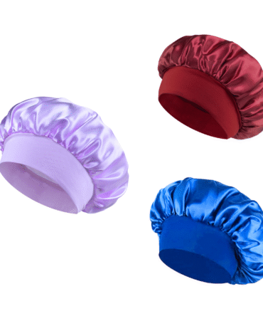 Gorro de satín corto