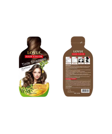 Tinte Shampoo Lovia Avellana 20 ml En Sobre