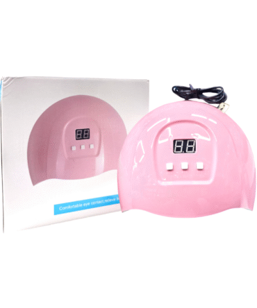 Lámpara de uñas rosada 54W