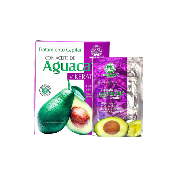 Tratamiento capilar con aceite de aguacate 15 ml