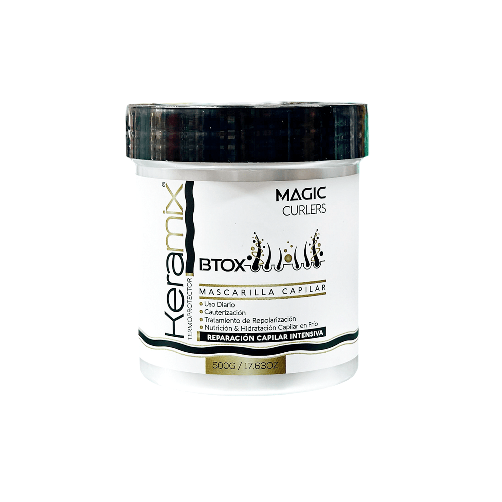 Mascarilla Capilar Magic Curlers Keramix 500g 1 Mascarilla Capilar Magic Curlers Keramix 500g