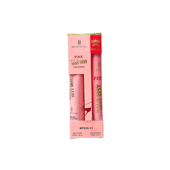 Combo 2 en 1 Crema Perfumada Con Perfume Pink Sexy Scandal