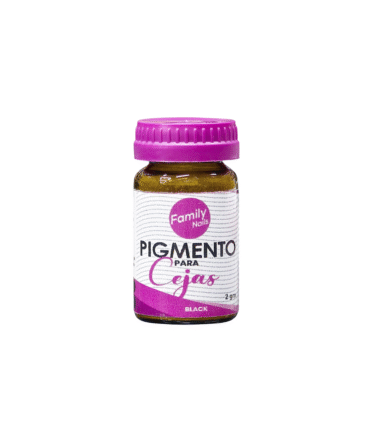 Pigmento Negro Para Cejas Family Nails 2g