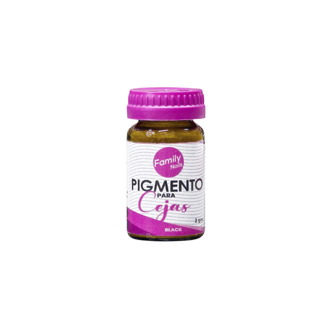 Pigmento Negro Para Cejas Family Nails 2g