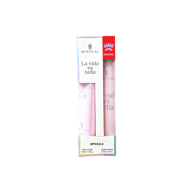Combo 2 en 1 Crema Perfumada Con Perfume La Vida Es Bella