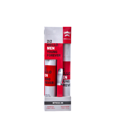 Combo 2 En 1 Crema perfuma Con Perfume 212 Hello Men Young Forever