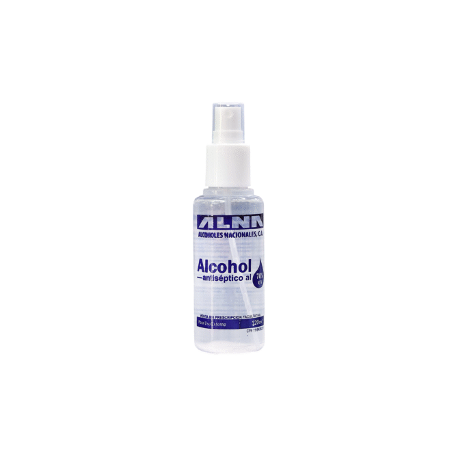 Alcohol Antiséptico al 70% 120 cm³