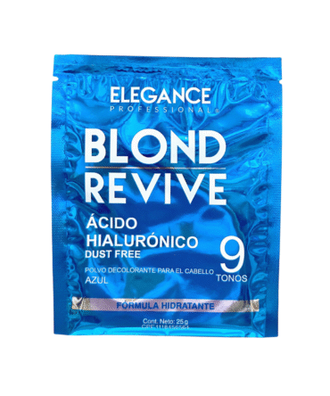 Polvo Decolorante Para El Cabello Azul Ácido Hialurónico Ultra Blond Elegance 45g