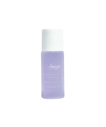 Removedor de esmalte semipermanente Amiga 68 ml fragancia a uva