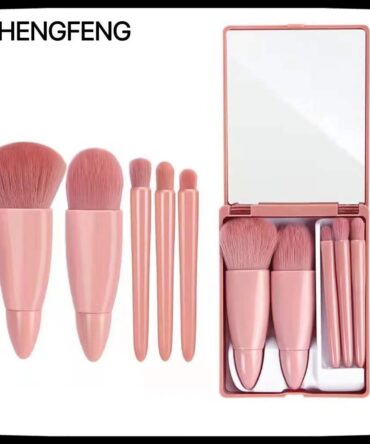 Set De Mini Brochas Para Maquillaje