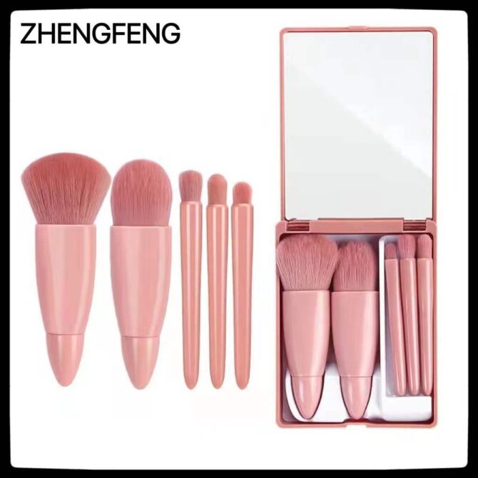 Set De Mini Brochas Para Maquillaje
