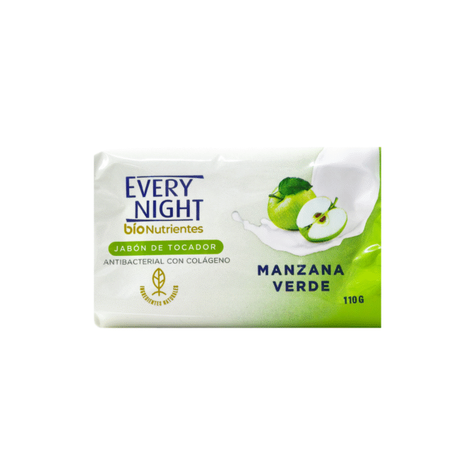 Jabón De Tocador Manzana Verde Every Night 110g