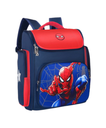 Bolso Escolar Para Niños Hombre Rojo