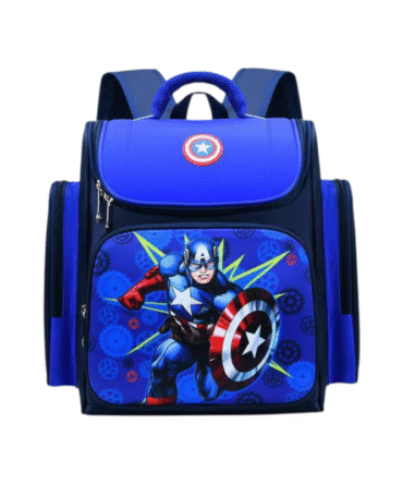 Bolso Escolar Para Niños Capitán América