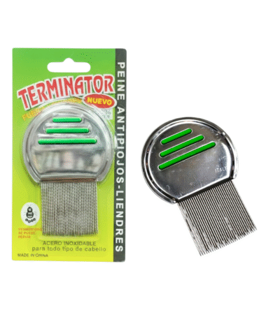 Peine Saca Piojos De Metal