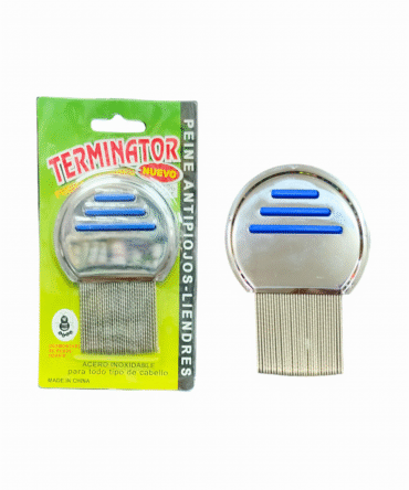 Peine Saca Piojos De Metal