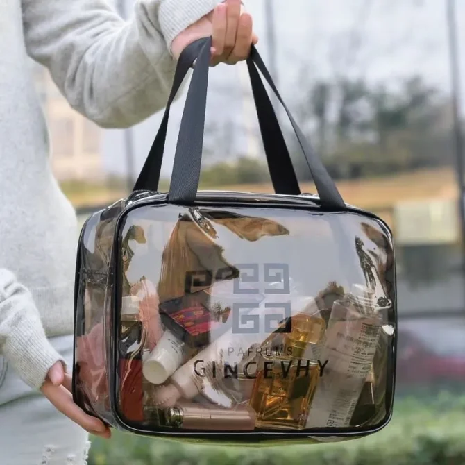 Bolso PVC Porta Cosméticos Grande | CBC Belleza Center