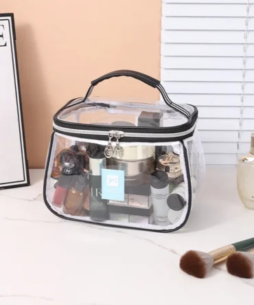 Porta cosméticos transparente