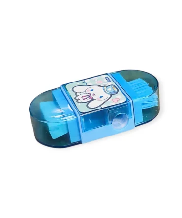 Sacapuntas de Sanrio con borrador y cepillo