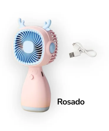 Ventilador mini fan orejas de reno