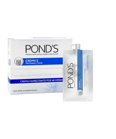 Crema Facial Pond's Humectante S Piel Suave y Tersa Sachet x 10 g