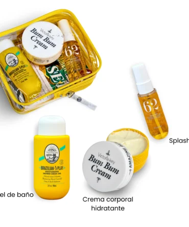 Set de baño para cuidado corporal