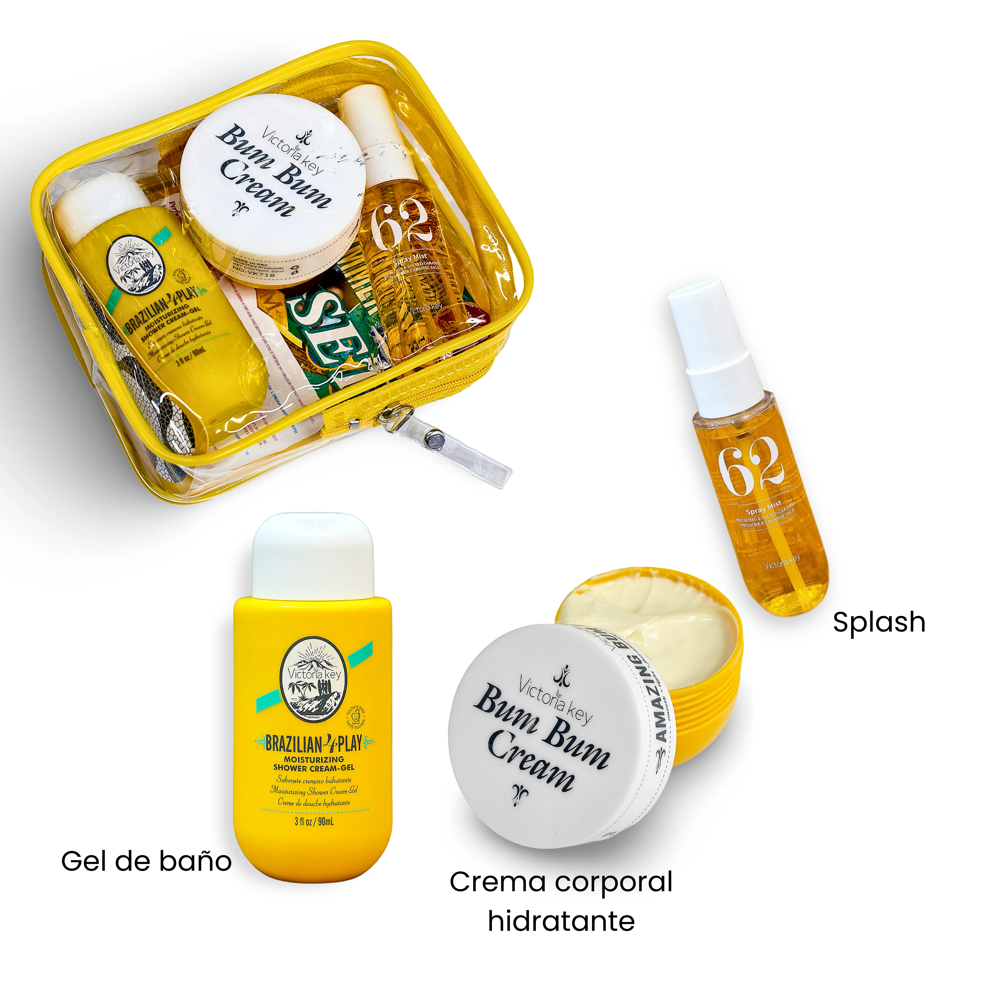 Set de baño para cuidado corporal 1 Set de baño para cuidado corporal