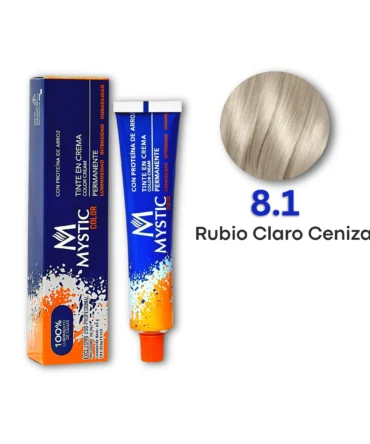 Tinte Mystic Tubo 8.1 Rubio Claro Ceniza (60g)