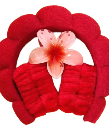 Diademas Para Maquillaje Con Coletas y Gancheta (Cintillo)