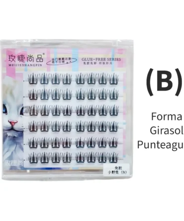 Pestañas Auto Adhesivas Meijieshangpin (Modelo (B) Punta Girasol)